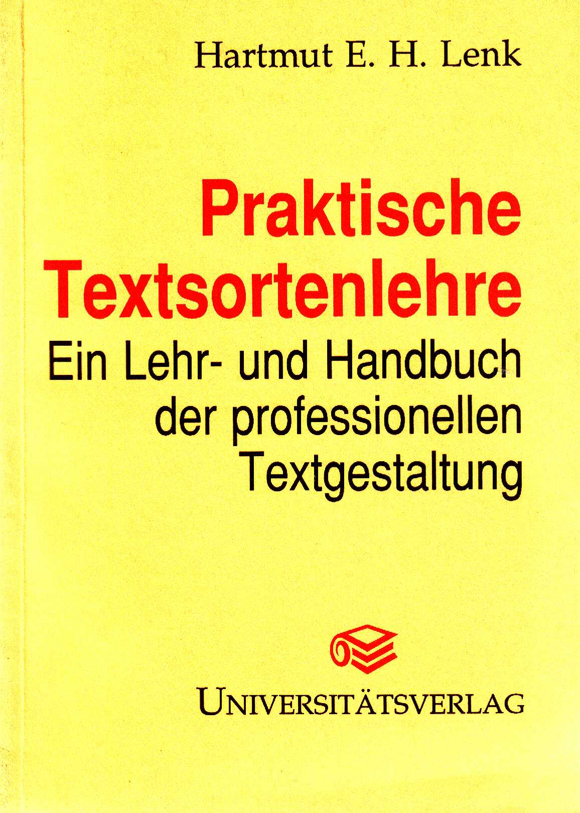 Praktische Textsortenlehre (Cover)